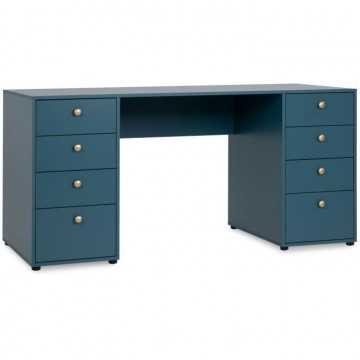 Bureau droit avec 8 tiroirs...