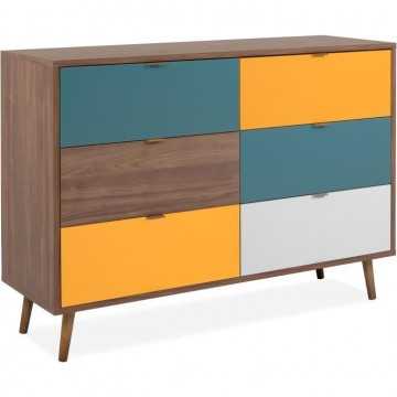 Commode 6 tiroirs - Métal...