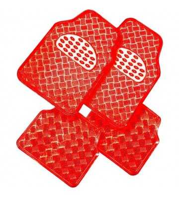 Tapis pvc METALIC rouge