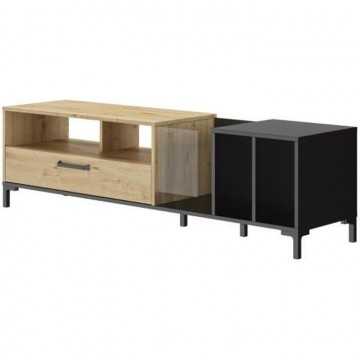 DIAGONE Meuble TV Vinyles -...