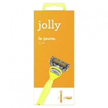 Jolly Rasoir Jaune - 2 Lames
